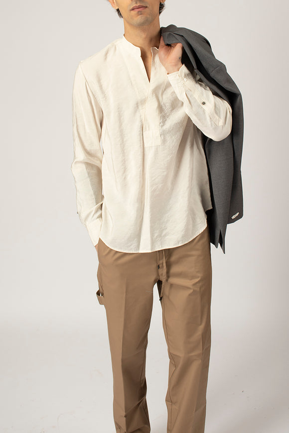  Caftano Corea In Modal Officina 36 Uomo Bianco - 1