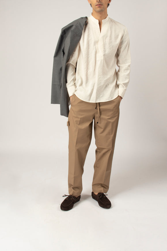  Caftano Corea In Modal Officina 36 Uomo Bianco - 3