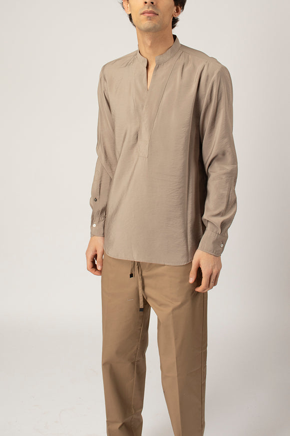  Caftano Corea In Modal Officina 36 Uomo Marrone - 4