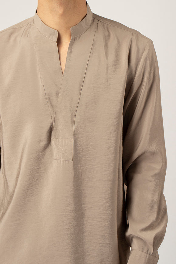  Caftano Corea In Modal Officina 36 Uomo Marrone - 6