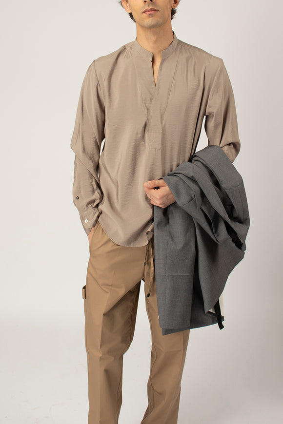  Caftano Corea In Modal Officina 36 Uomo Marrone - 1