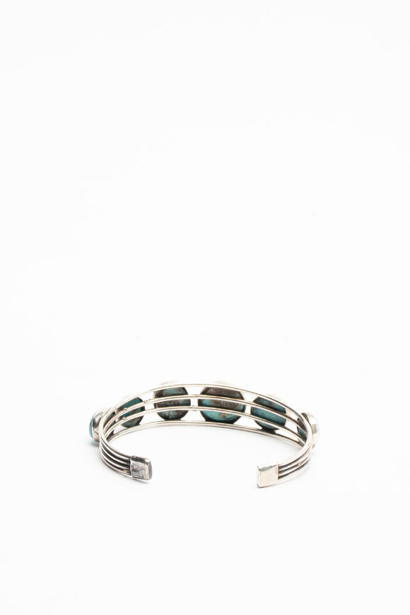  Bracciale Rigido Multiturchese Ciano Uomo Azzurro - 3