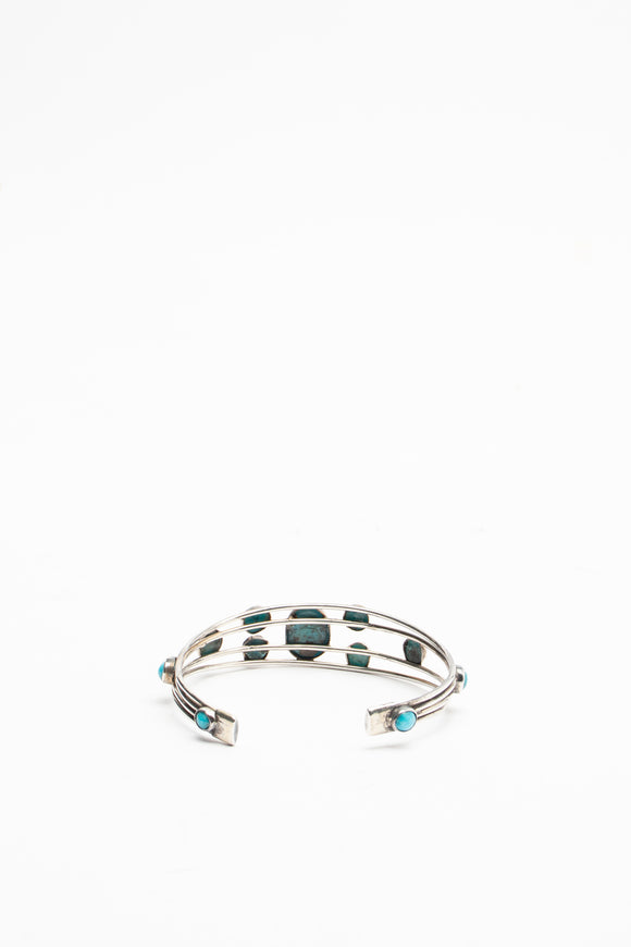  Bracciale Rigido Multiturchese Ciano Uomo Azzurro - 2