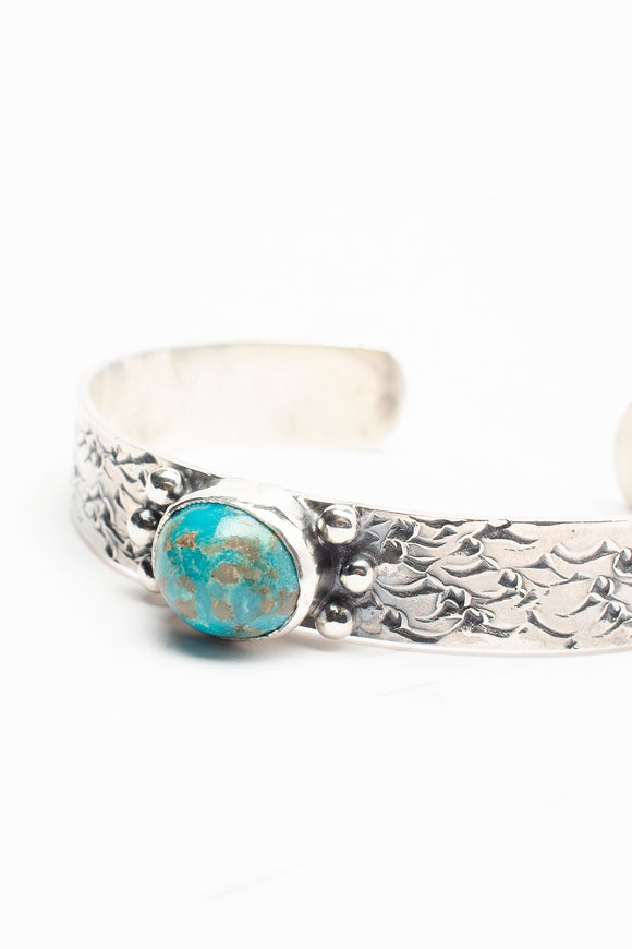  Bracciale Rigido Single Lux Ciano Uomo Azzurro - 1