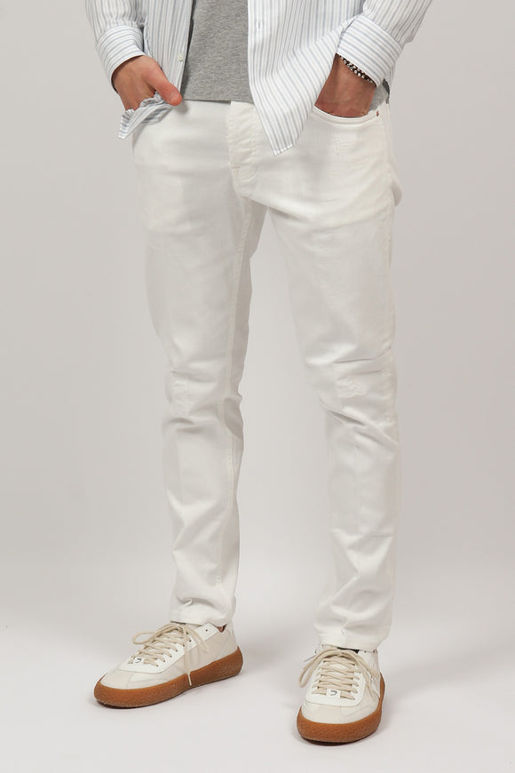  Jeans Yaren Off-white Don The Fuller Uomo Bianco - 1