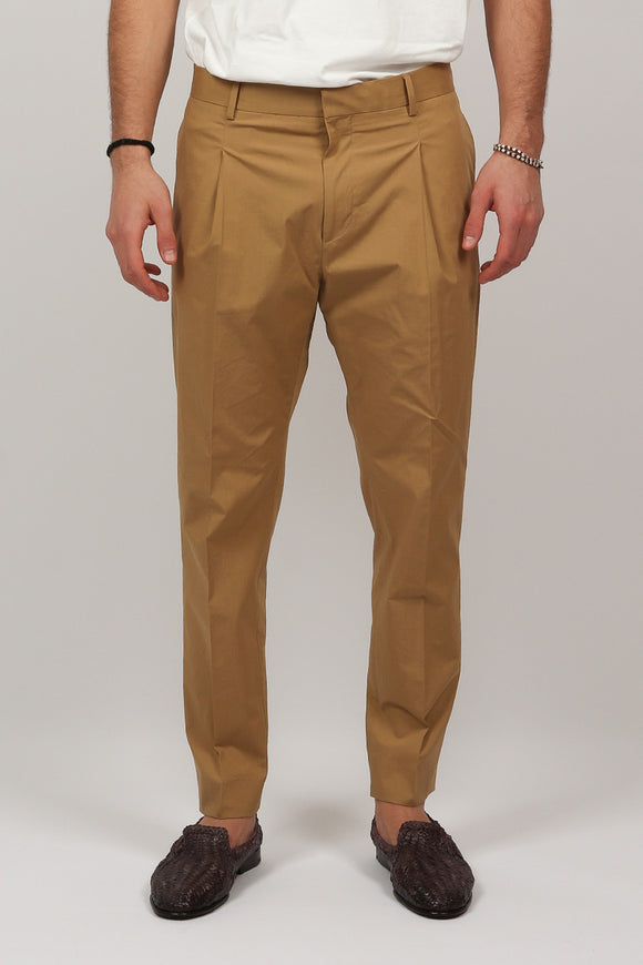  Pantalone Andy In Popeline Be Able Uomo Beige - 2