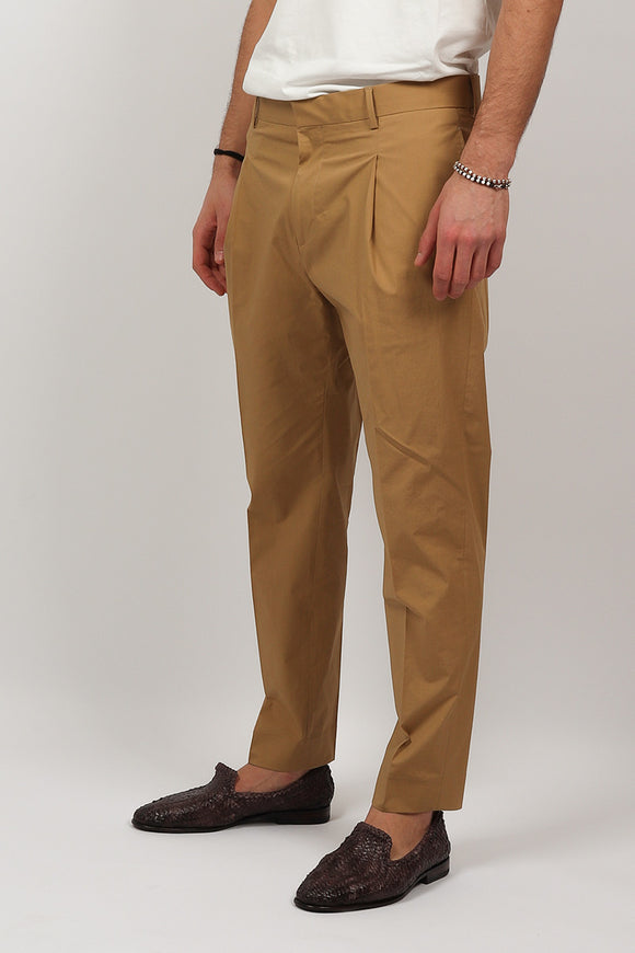  Pantalone Andy In Popeline Be Able Uomo Beige - 4