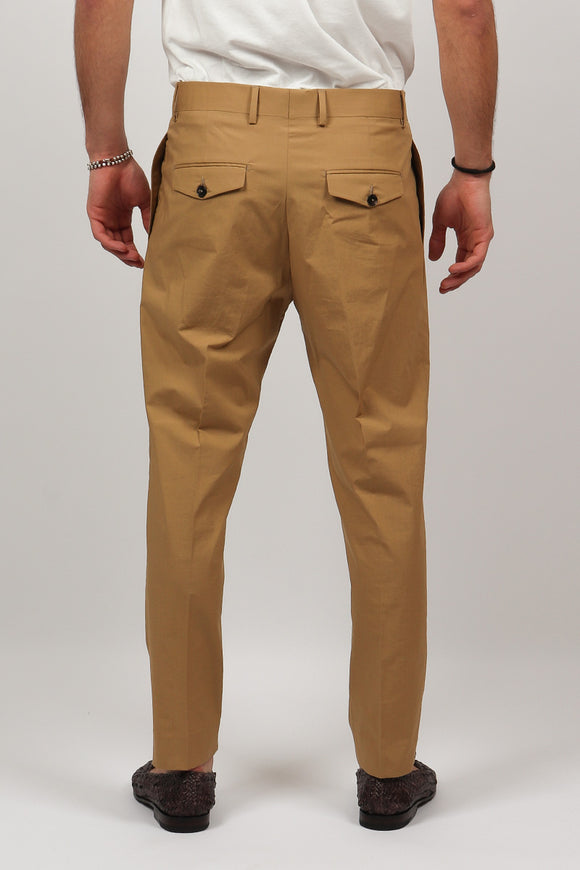  Pantalone Andy In Popeline Be Able Uomo Beige - 5