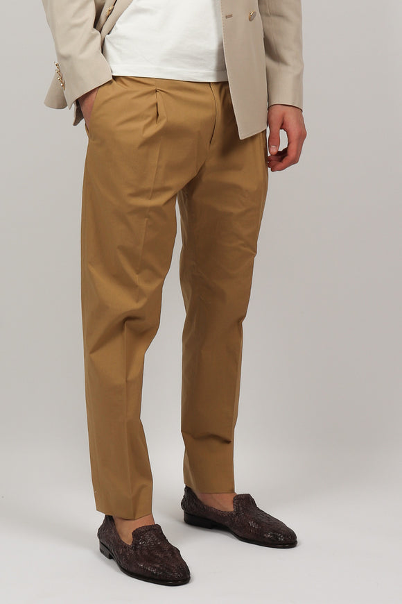  Pantalone Andy In Popeline Be Able Uomo Beige - 1