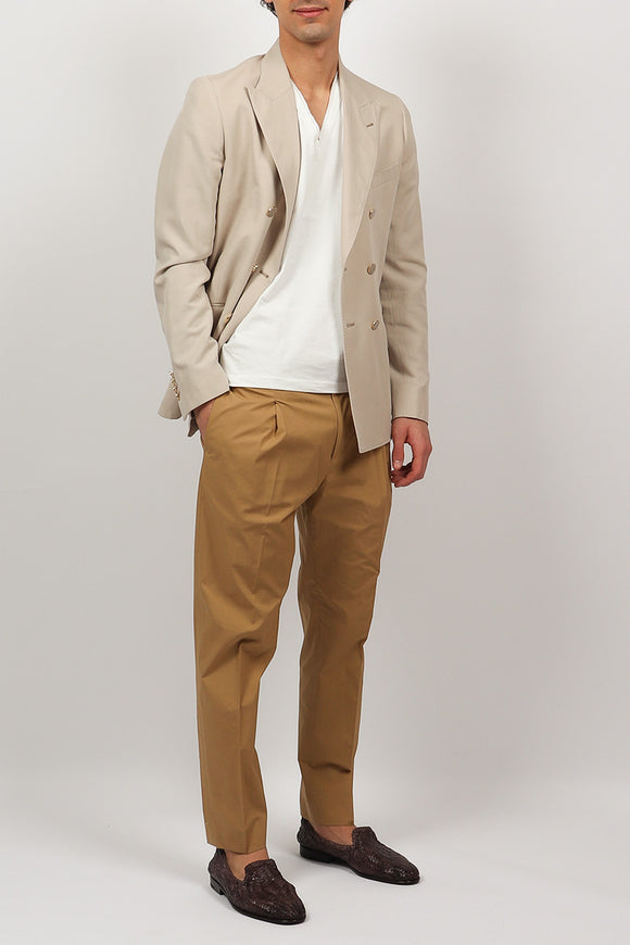 Pantalone Andy In Popeline Be Able Uomo Beige - 3