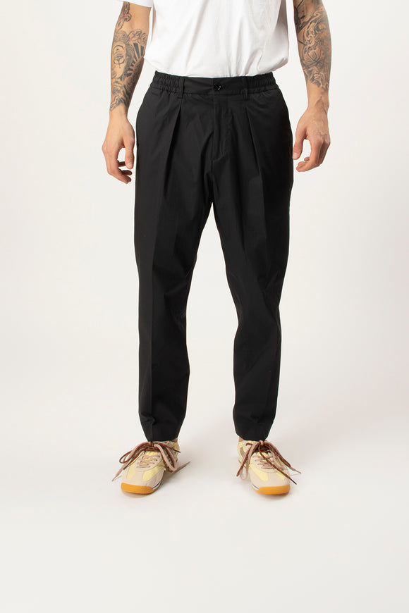  Pantalone Dominique In Popeline Be Able Uomo Nero - 2