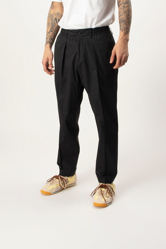  Pantalone Dominique In Popeline Be Able Uomo Nero - 4
