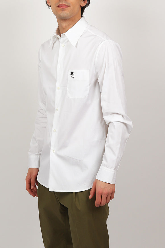  Camicia Palmina N°21 Uomo Bianco - 4