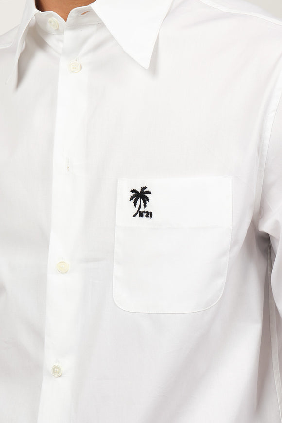  Camicia Palmina N°21 Uomo Bianco - 6