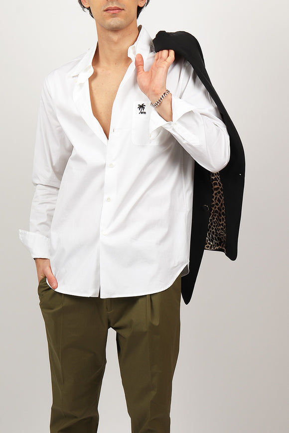  Camicia Palmina N°21 Uomo Bianco - 1