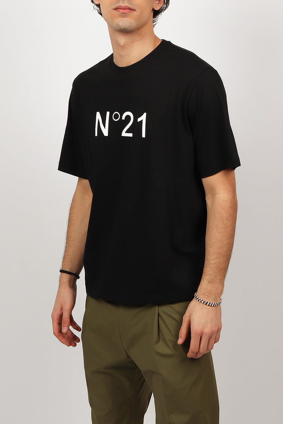  T-shirt Logo N°21 Uomo Nero - 4