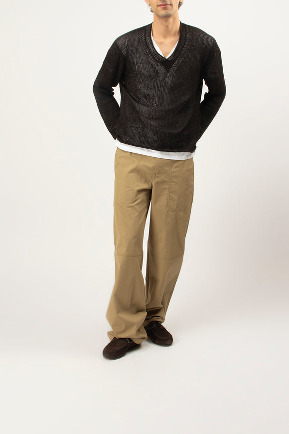  Pantalone Cargo Grifoni Uomo Verde - 3