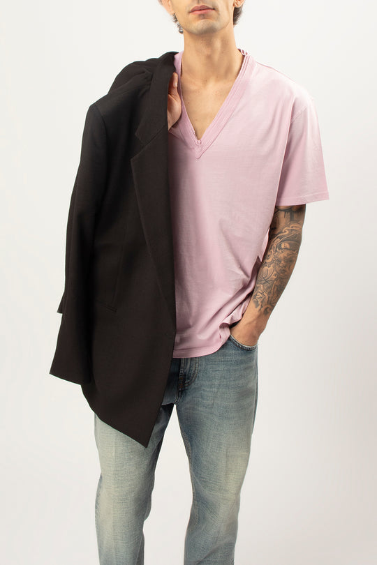 T-shirt a V