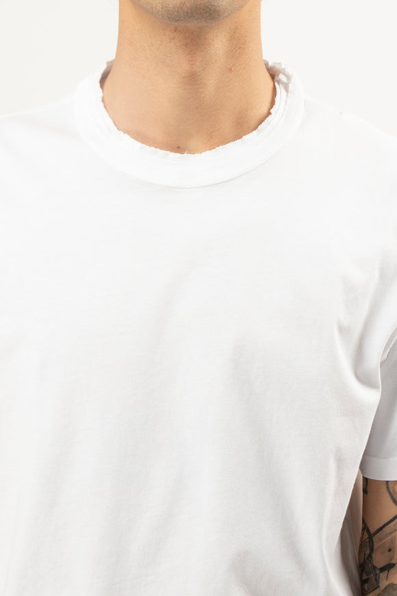  T-shirt Girocollo Grifoni Uomo Bianco - 6