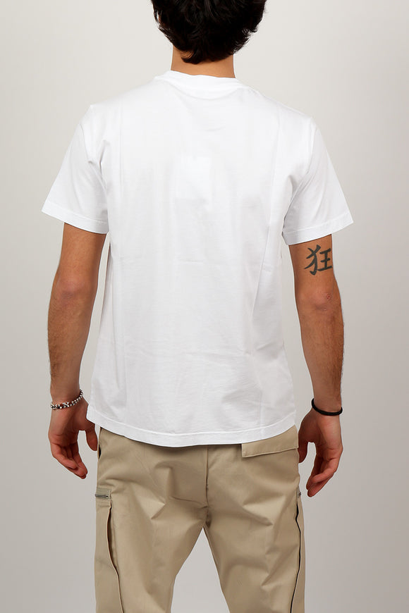  T-shirt Regular Covert Uomo Bianco - 4