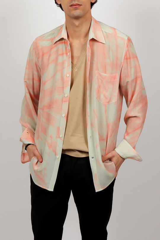 Camicia in Seta Sorbetto