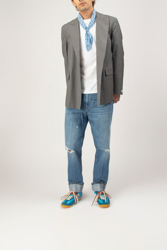  Jeans Paco Strappo Dondup Uomo Blu - 3