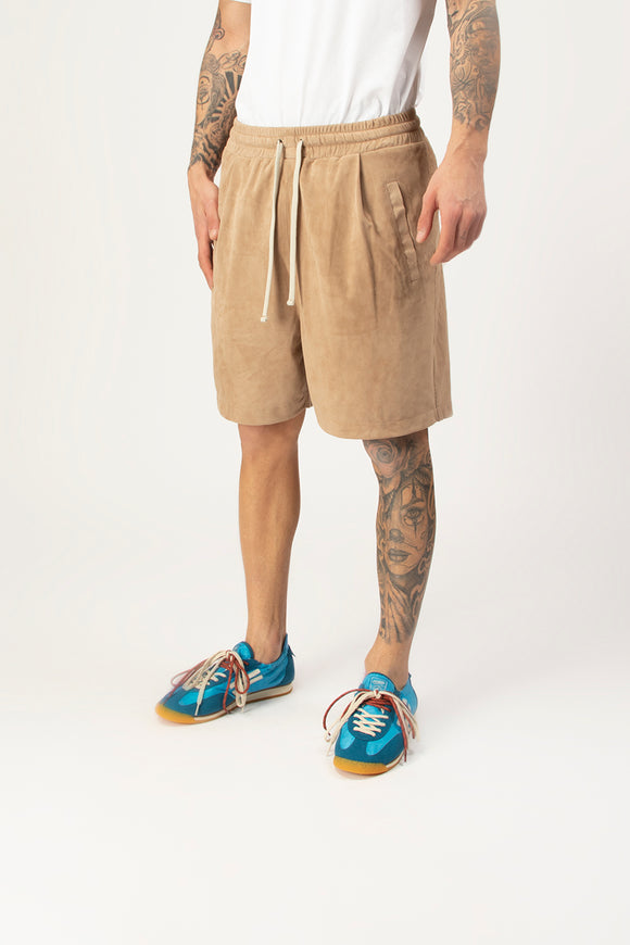  Bermuda In Suede Dacute Uomo Beige - 4