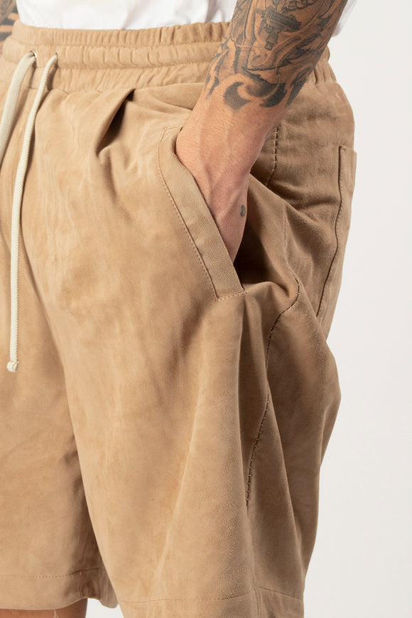  Bermuda In Suede Dacute Uomo Beige - 6