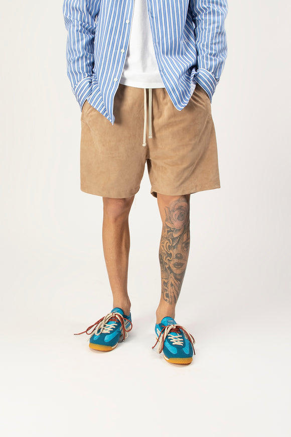  Bermuda In Suede Dacute Uomo Beige - 1
