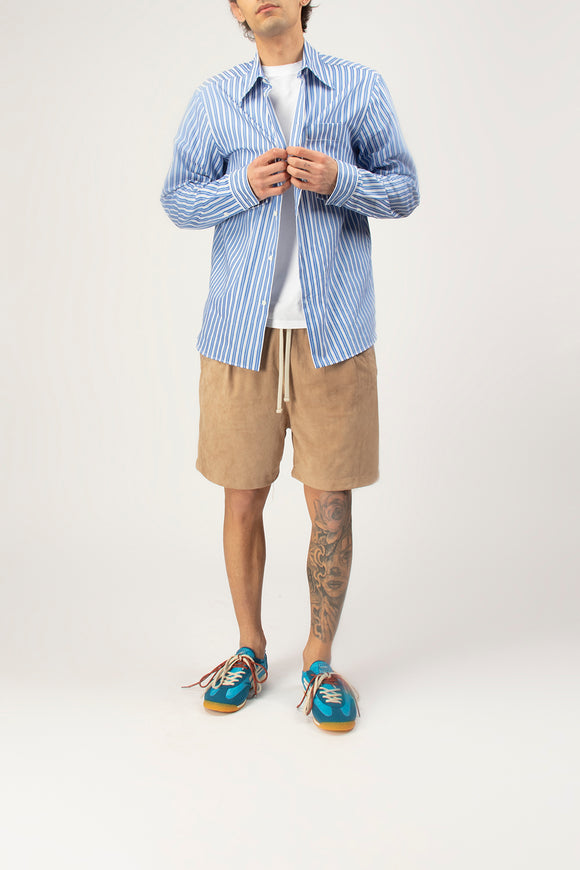  Bermuda In Suede Dacute Uomo Beige - 3