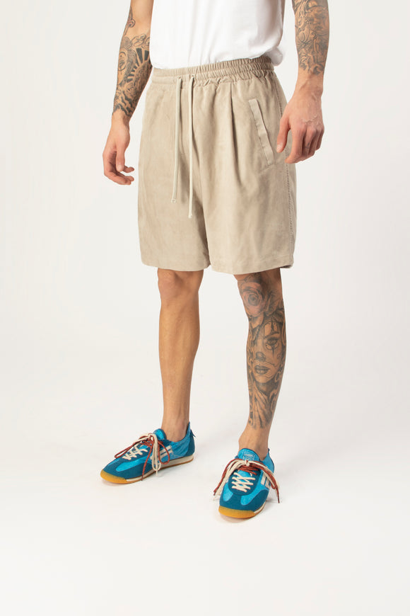  Bermuda In Suede Dacute Uomo Beige - 4
