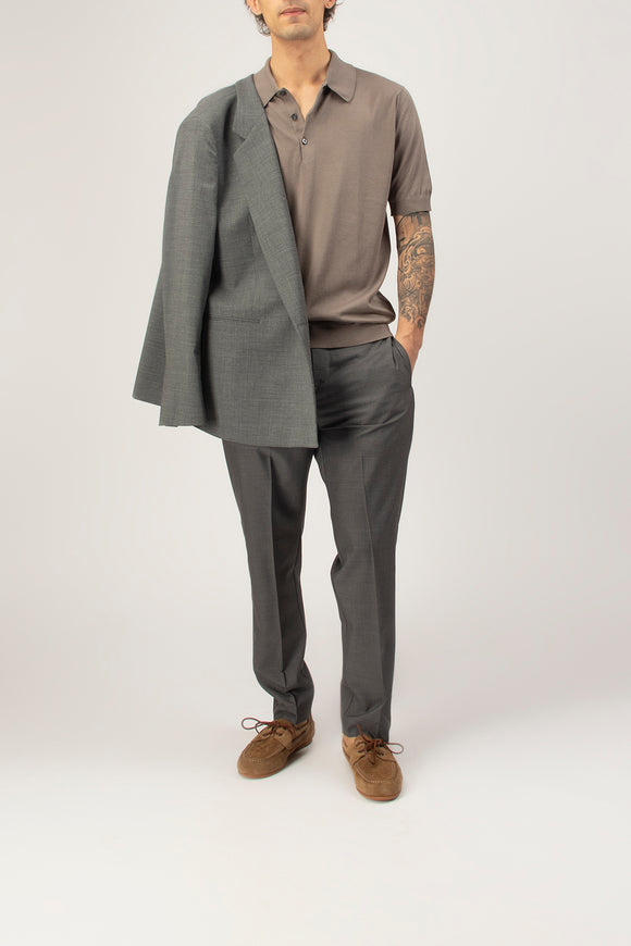  Polo Isis John Smedley Uomo Marrone - 3