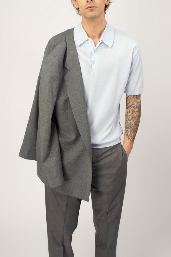  Polo Isis John Smedley Uomo Azzurro - 1
