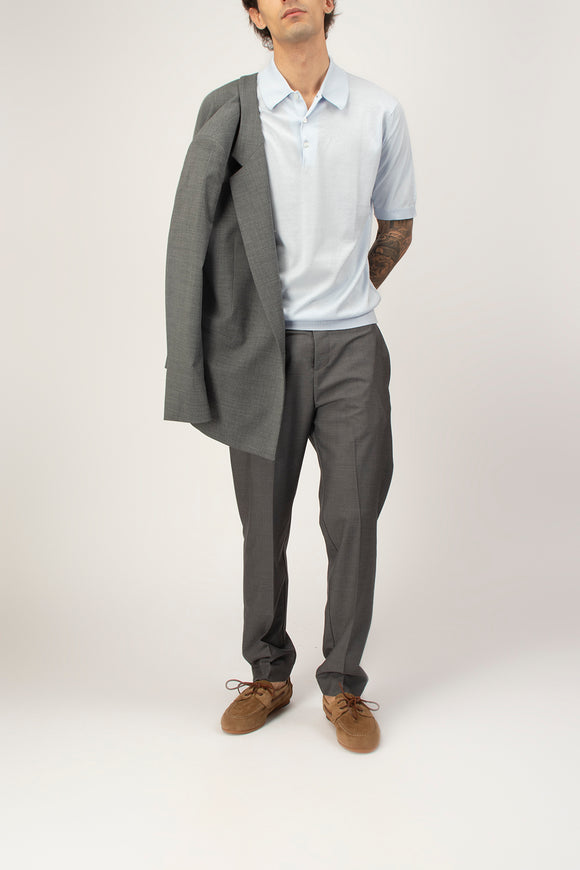  Polo Isis John Smedley Uomo Azzurro - 3