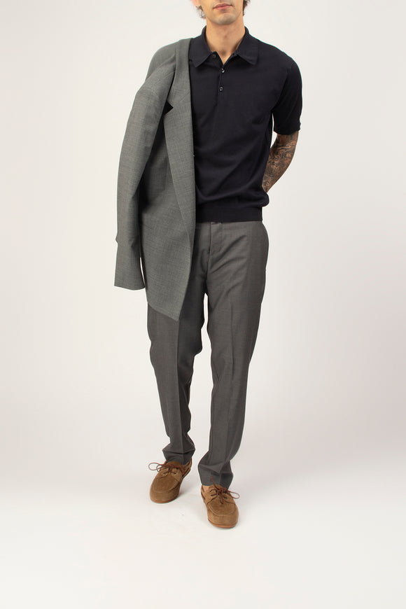  Polo Isis John Smedley Uomo Blu - 3