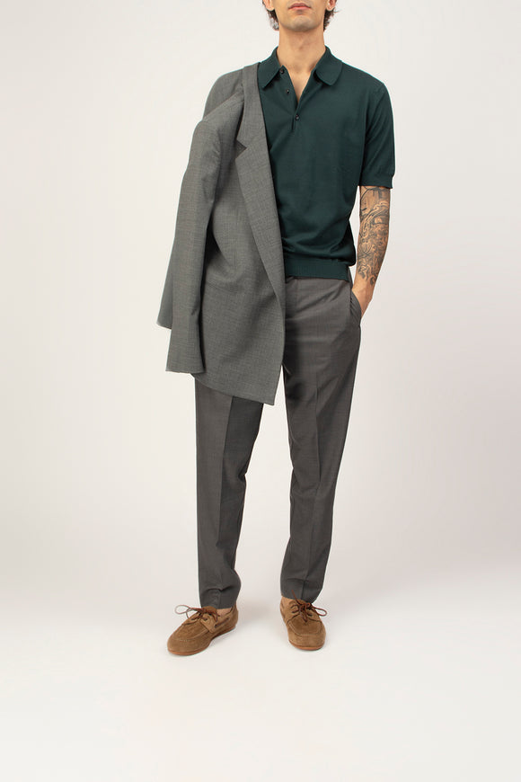  Polo Isis John Smedley Uomo Verde - 3