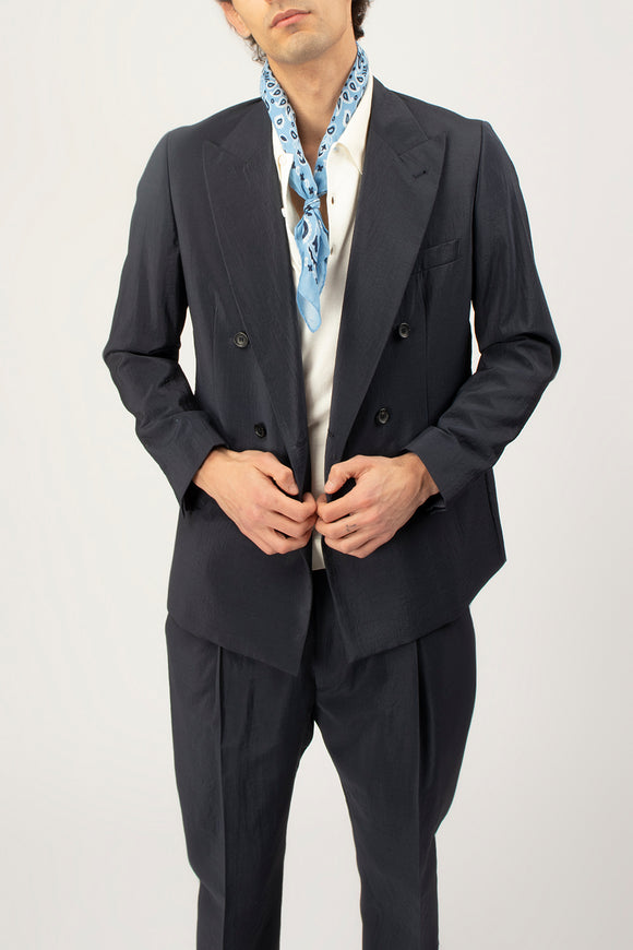  Abito Doppiopetto Offlimits Reveres 1949 Uomo Blu - 5