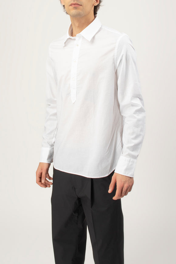  Camicia A Polo In Mussola Guy Rover Uomo Bianco - 4