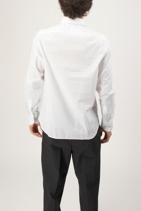  Camicia A Polo In Mussola Guy Rover Uomo Bianco - 5