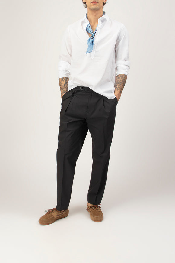  Camicia A Polo In Mussola Guy Rover Uomo Bianco - 3