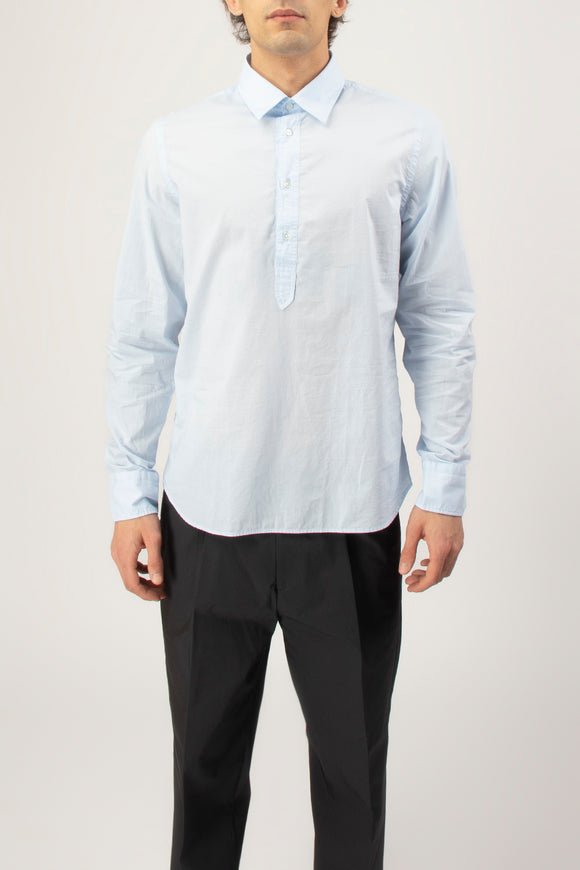  Camicia A Polo In Mussola Guy Rover Uomo Azzurro - 2