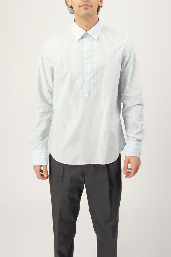  Camicia A Polo Doppia Riga Guy Rover Uomo Azzurro - 2
