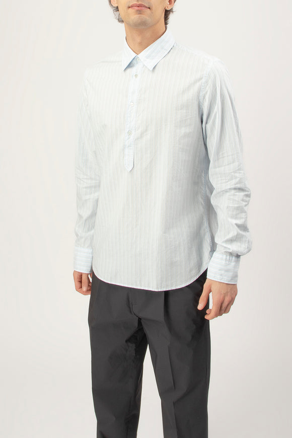  Camicia A Polo Doppia Riga Guy Rover Uomo Azzurro - 4