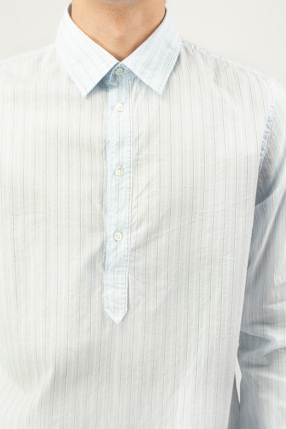  Camicia A Polo Doppia Riga Guy Rover Uomo Azzurro - 6