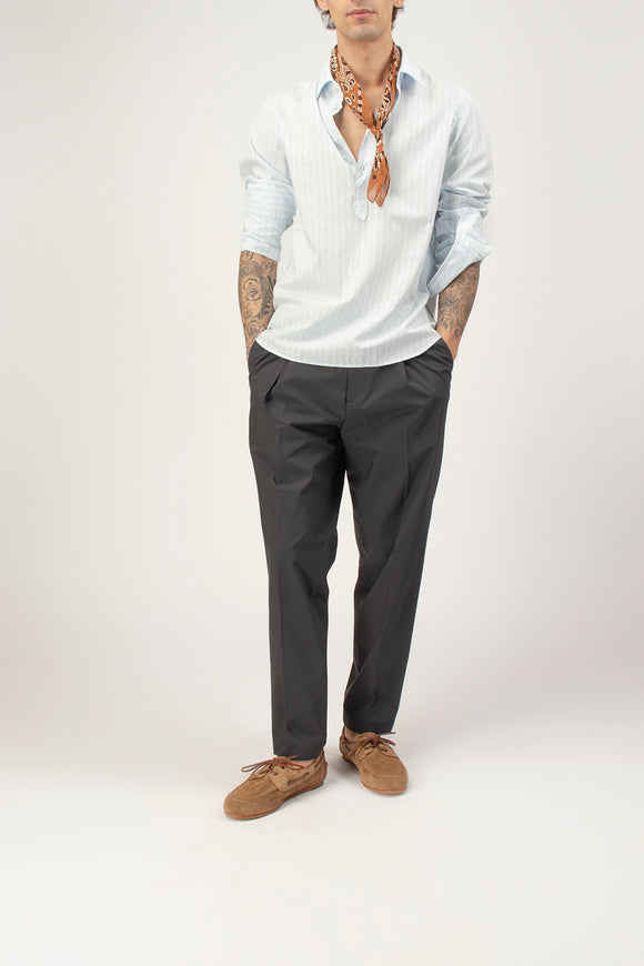  Camicia A Polo Doppia Riga Guy Rover Uomo Azzurro - 3