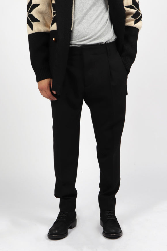  Pantalone Andy In Flanella Be Able Uomo Nero - 1