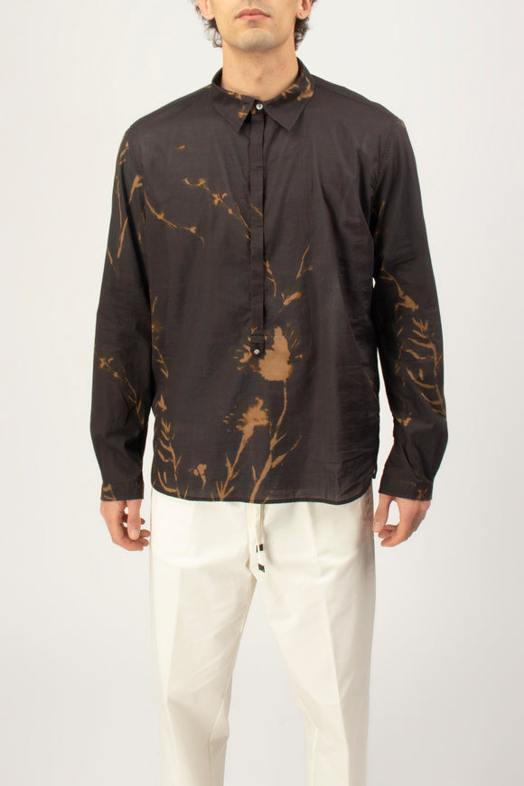  Camicia A Polo Flora Officina 36 Uomo Nero - 2