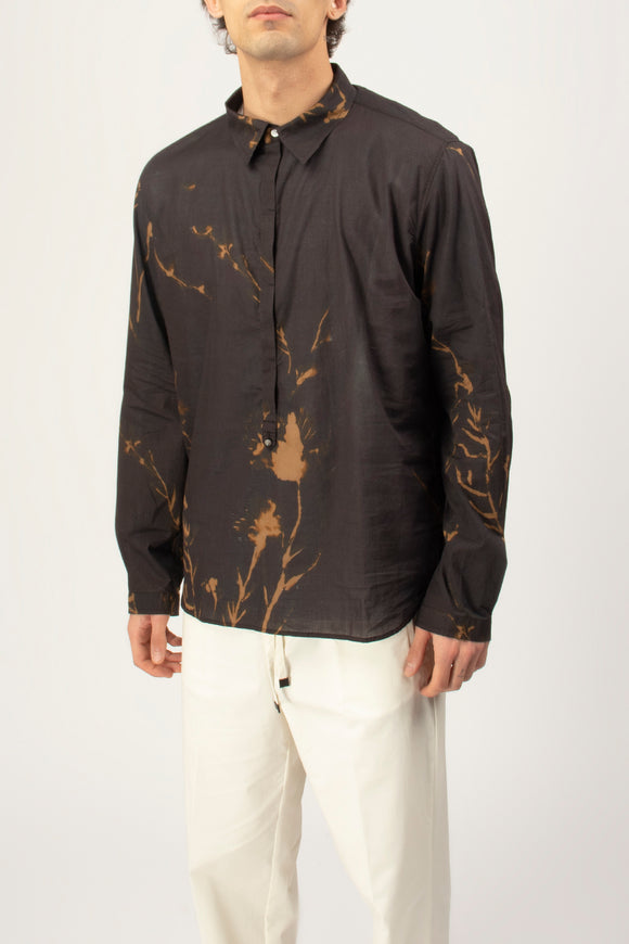  Camicia A Polo Flora Officina 36 Uomo Nero - 4