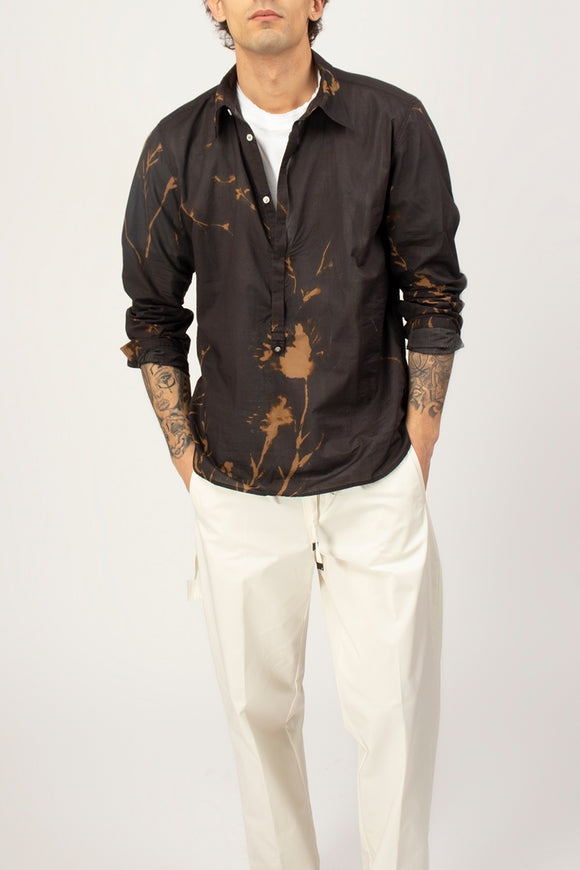  Camicia A Polo Flora Officina 36 Uomo Nero - 1