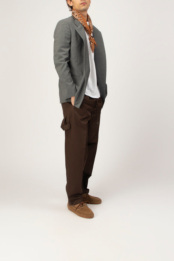  Pantalone Worker Officina 36 Uomo Marrone - 3
